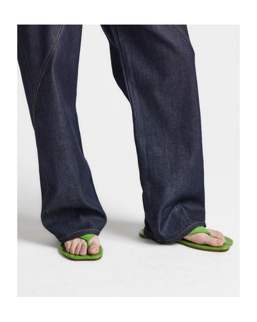 J.W. Anderson Green Jw Anderson Leaf Slides