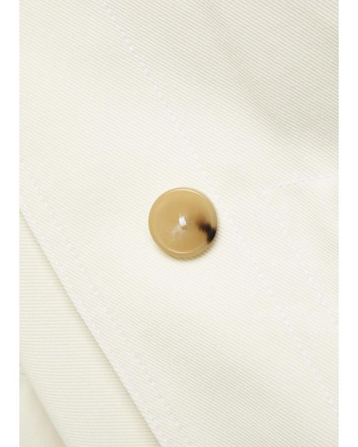 Vince White Twill Jacket
