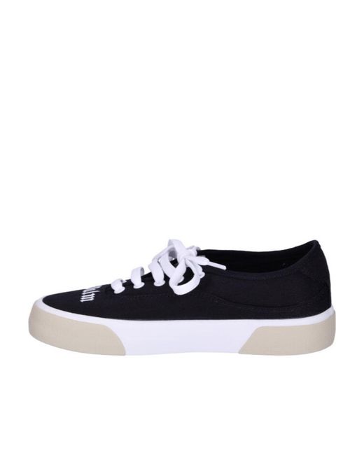 Palm Angels Blue Logo Printed Lace-Up Sneakers for men