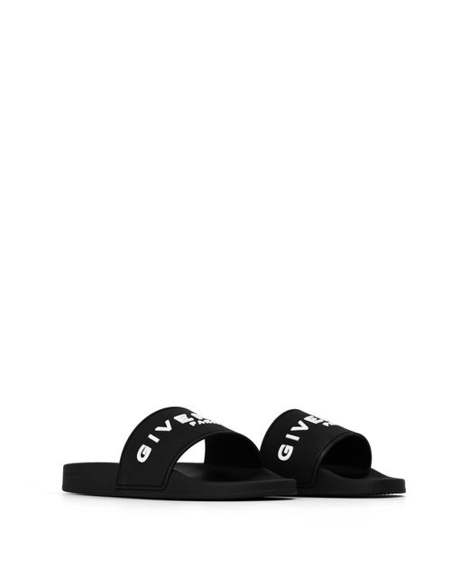 Givenchy Black Simple Slippers for men