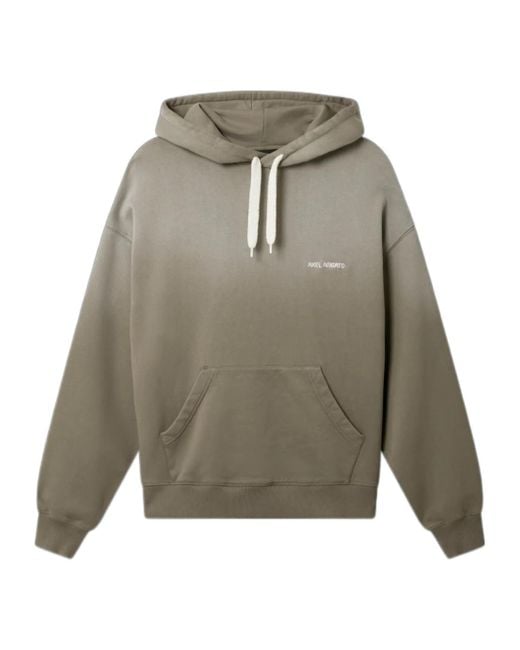 Axel Arigato Gray Cotton Hoodie for men