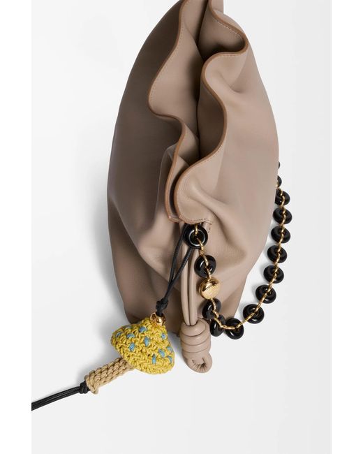 Loewe White Two-Tone Chain Strap