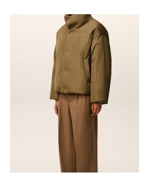 AMI Natural Taffetas Ami De Coeur Down Jacket for men