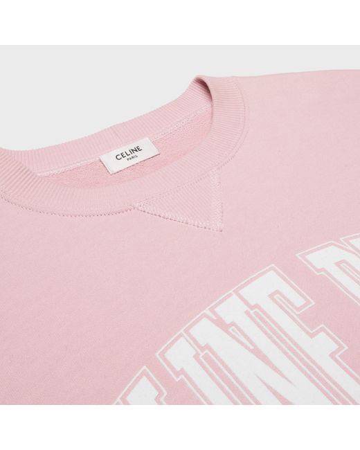 Céline Pink Oversized Sweatshirt