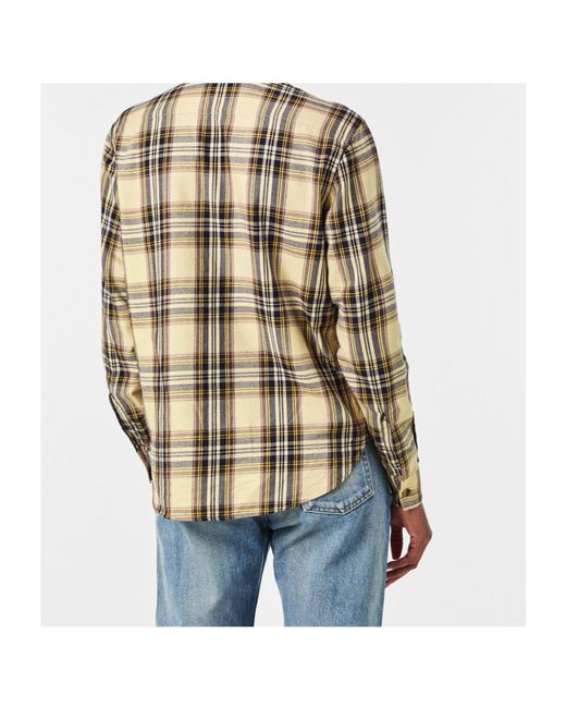Saint Laurent Multicolor Patterned Long-Sleeve Shirt