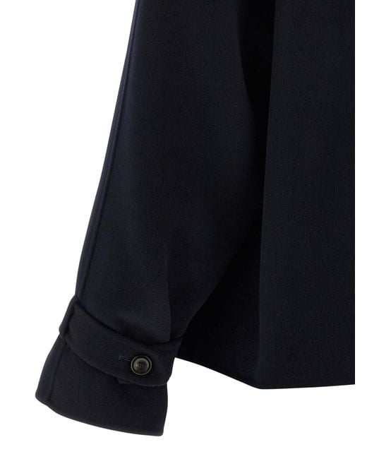 Max Mara Blue 'Nupar' Coat
