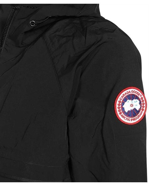 Canada Goose Black Faber Windproof Hooded Jacket for men