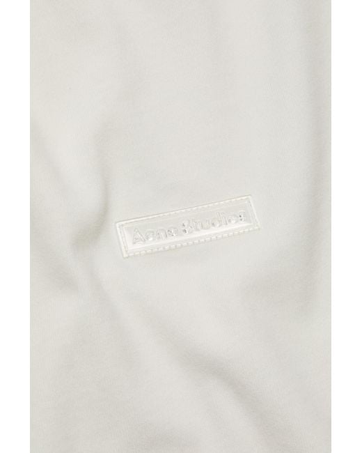 Acne White Short-Sleeve T-Shirt for men