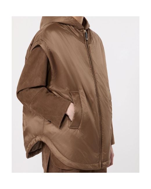 Max Mara Brown The Cube Sleeveless Jacket
