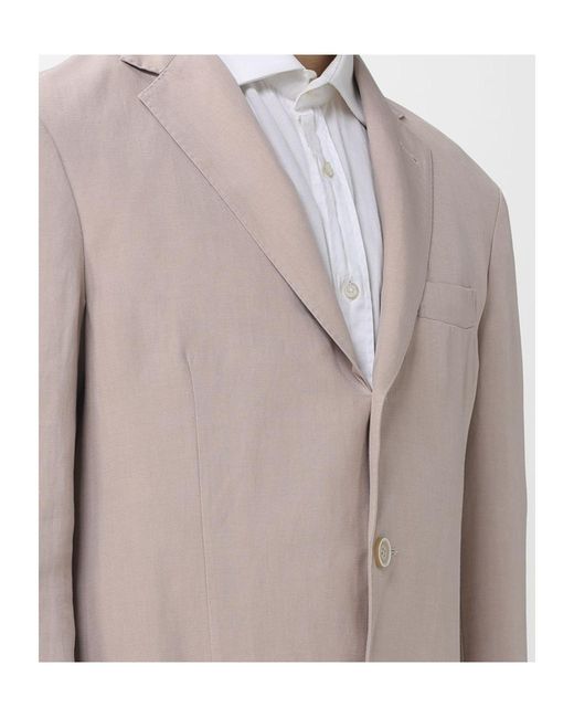 Eleventy Gray Single-Breasted Patch-Pocket Blazer for men