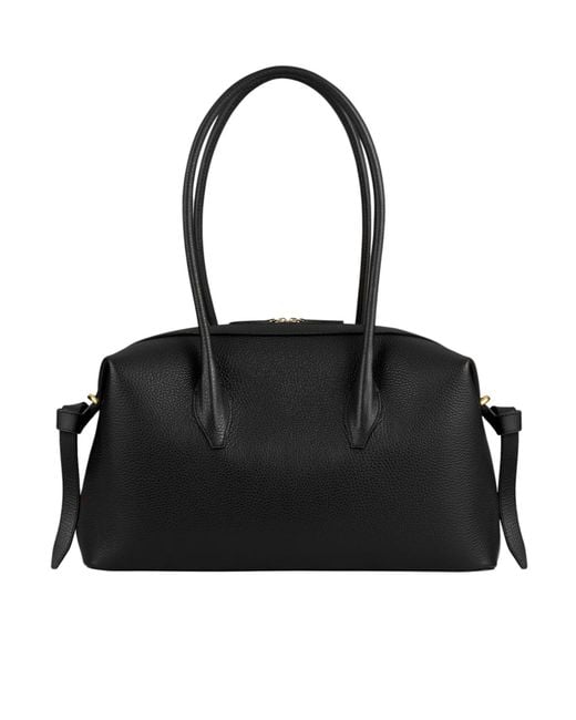 Yuzefi Black Large Brioche Duffle Bag