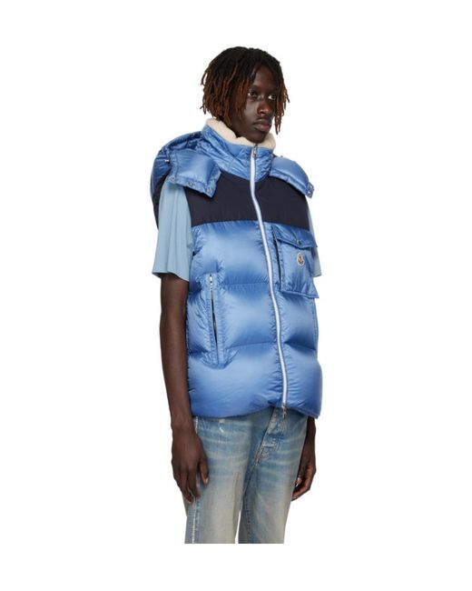 Moncler Blue Oust Vest for men