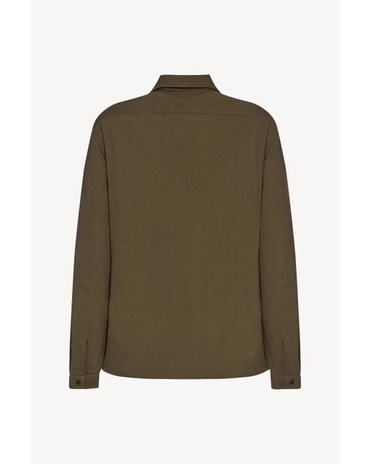 The Row Green Kanta Shirt for men
