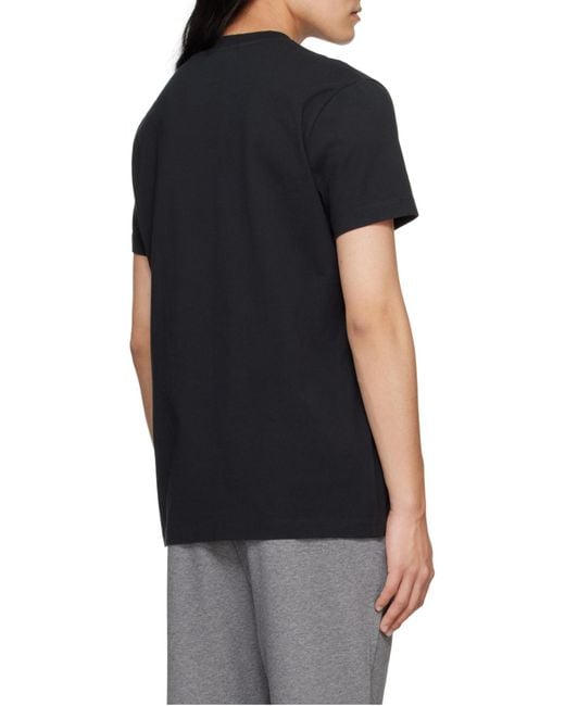 Canada Goose Black Logo-Embroidered T-Shirt for men