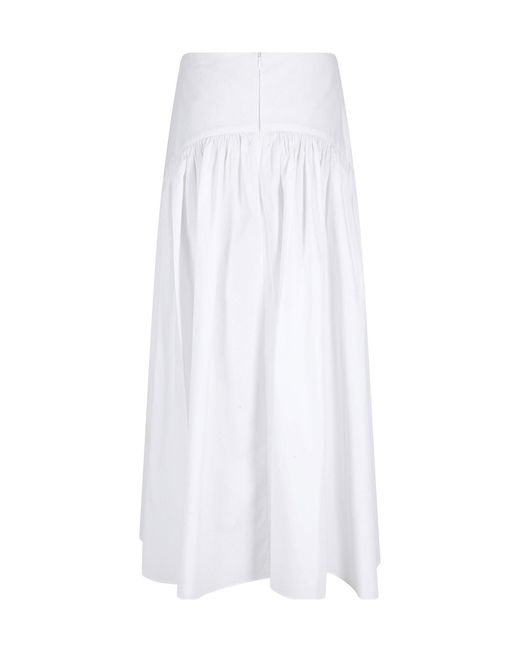 Staud White Prodica Skirt