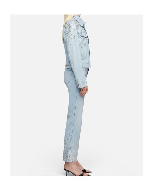 7 For All Mankind Blue Adi Trucker Jacket