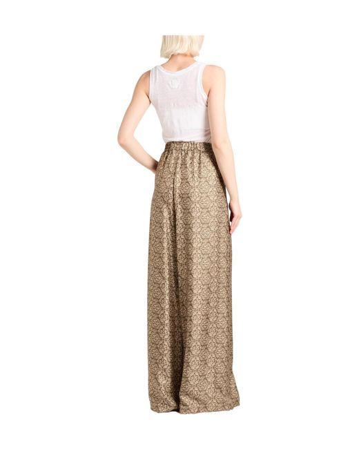 Max Mara Natural Wide-Leg Trousers