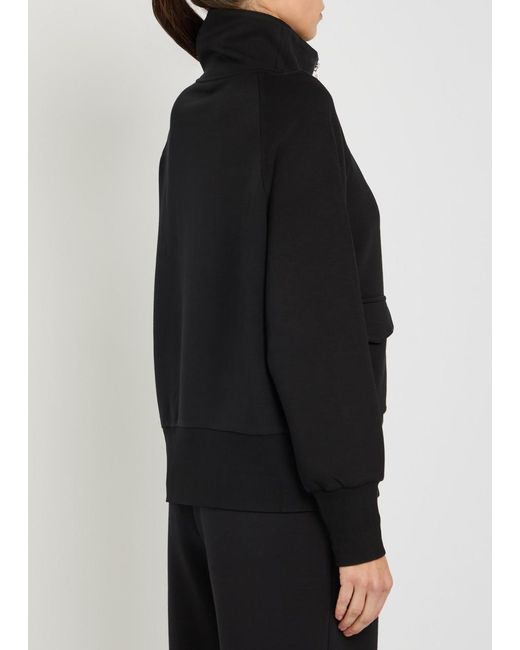 Varley Black Roxbury Stretch-Jersey Sweatshirt