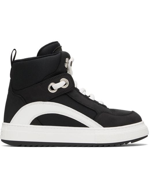 DSquared² Black Boogie High Top Sneakers for men