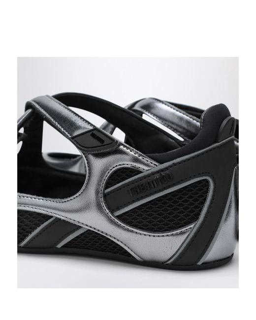 The Attico Black Floor 01 Ballet Flat