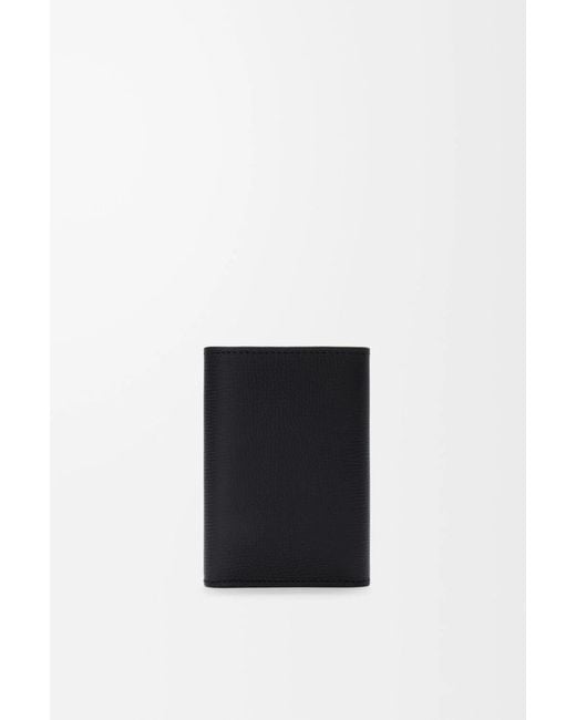 Loewe Black Anagram Small Vertical Wallet