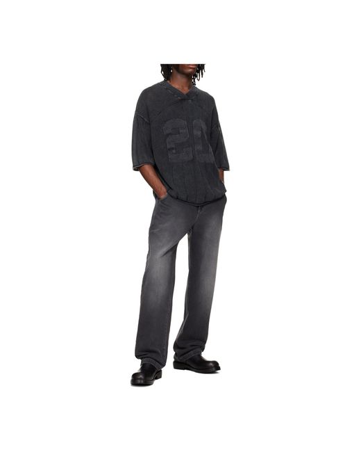 Represent Black Oversized Number Knitted Sweater for men