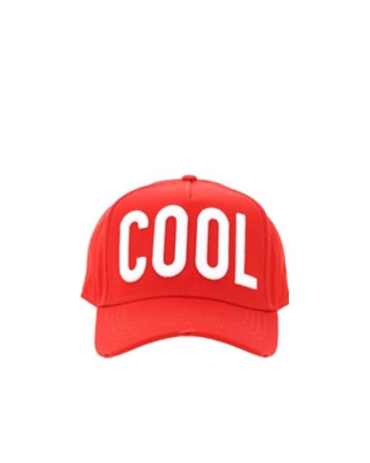DSquared² Logo Embroidered Baseball Cap for men