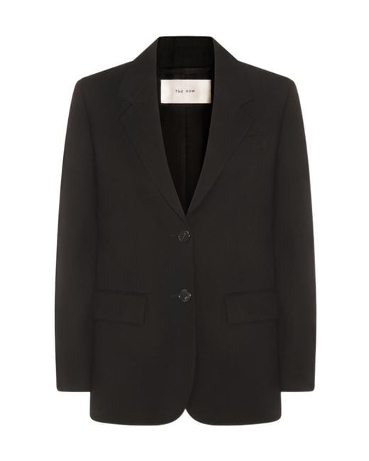 The Row Black Wool Blazer
