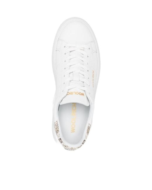 Woolrich White Platform Sneakers