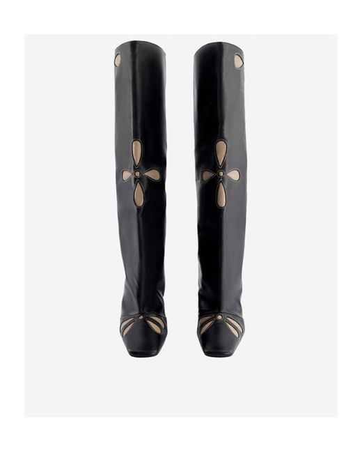 Coperni Black Square-Toed Boots