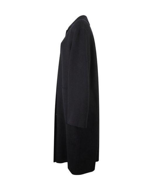Max Mara Black Logo Coat