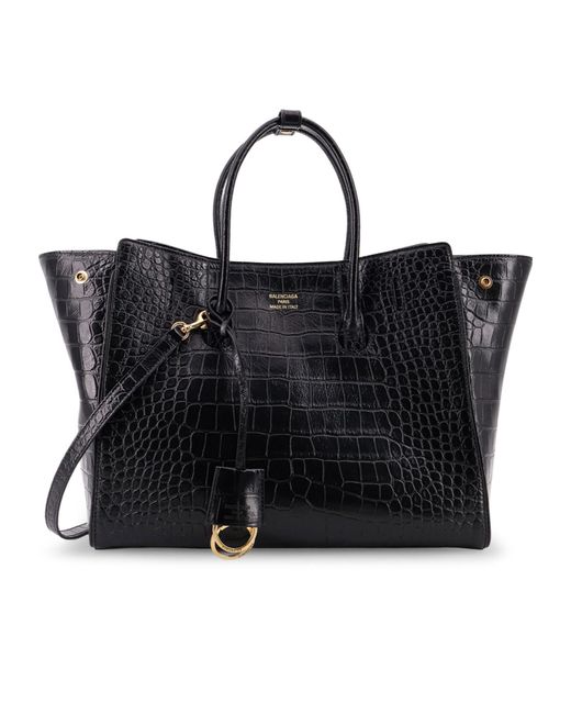 Balenciaga Black Hampton Carry All Small Tote Bag