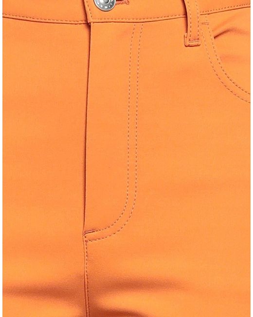 Marni Orange Solid Casual Pants