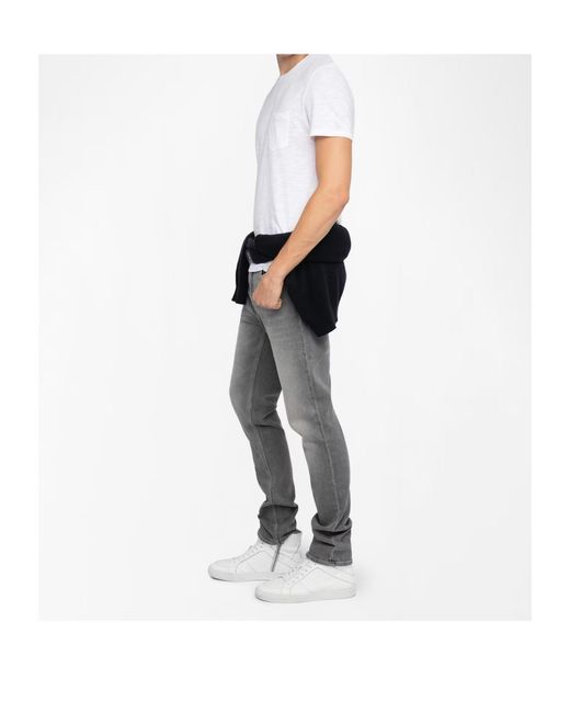 Zadig & Voltaire White Crew Neck T-Shirt for men