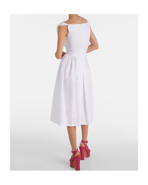 Vivienne Westwood White Sunday Cotton Corset Dress