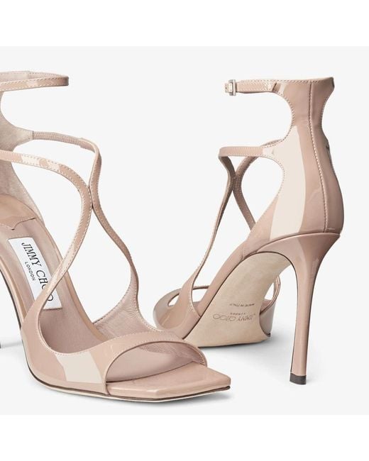 Jimmy Choo Metallic Azia High-Heeled Sandals