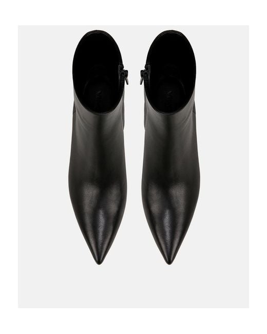Vince Black Billy Side Zipper Short Boots