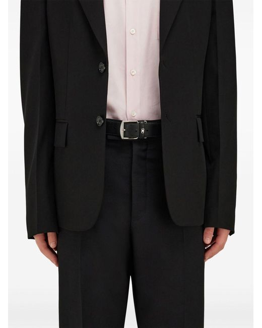 Ferragamo White Double-Sided Belt for men