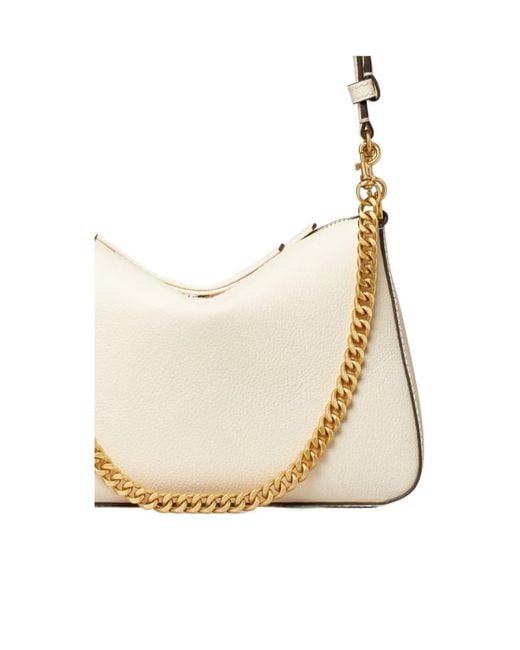 Tory Burch White Small Perry Shoulder Bag
