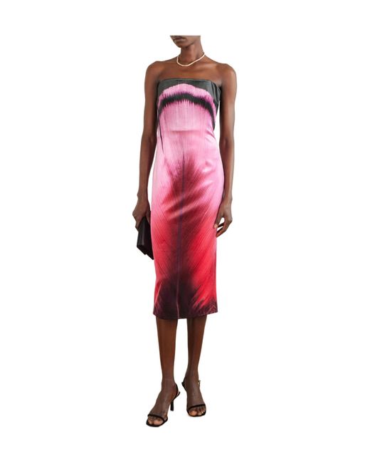 Mary Katrantzou Pink Slim-Fit Dress