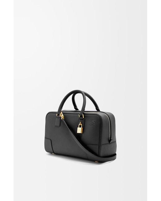 Loewe Black Amazona 28 Leather Tote Bag