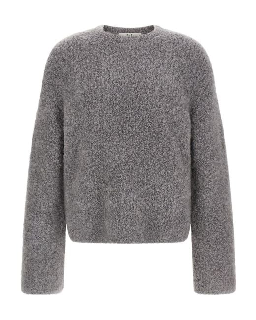 Séfr Gray Sfr Jermaine Boucl Jumper for men