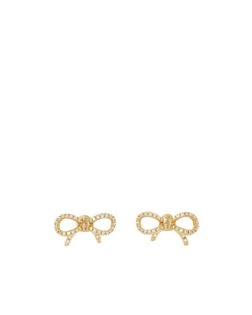 Ferragamo Natural Vara Bow Earrings