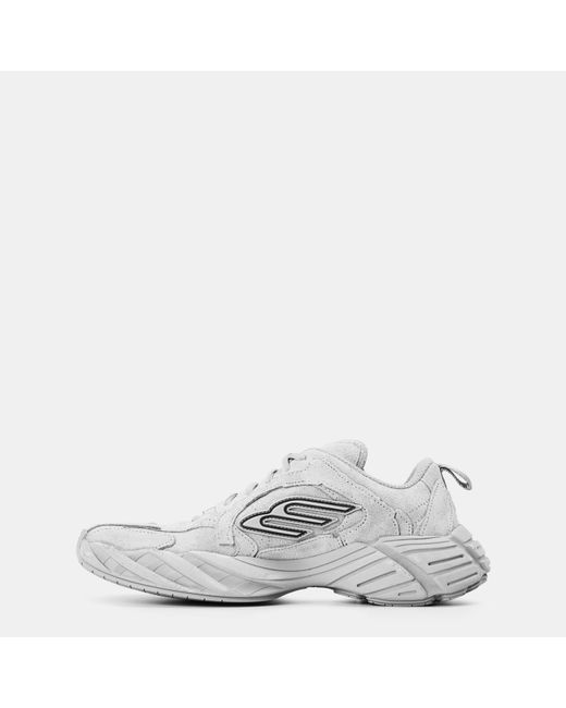 Balenciaga White Solid Color Trainers