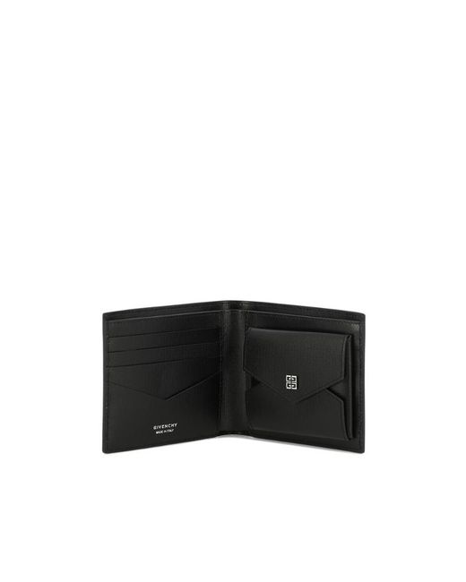 Givenchy Black 4G Classic Bi-Fold Wallet for men