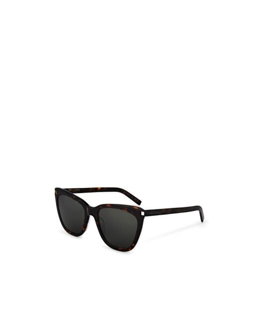 Saint Laurent Black Logo Detail Sunglasses