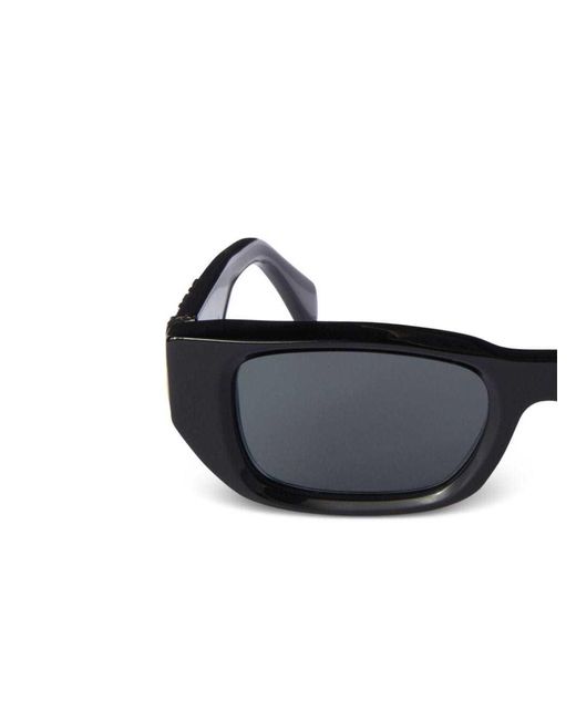 Off-White c/o Virgil Abloh White Fillmore Rectangular Frame Sunglasses for men