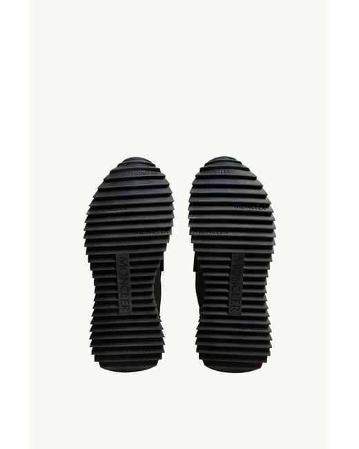 Moncler Black Pacey 2 Lace-Up Sneakers for men