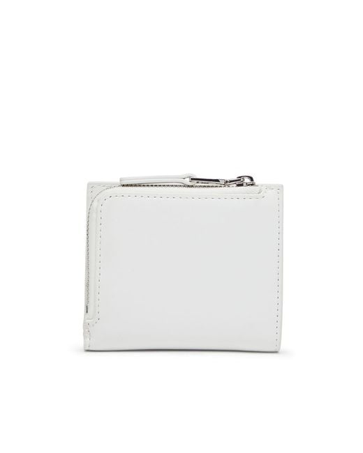 DIESEL White 1Dr Logo-Embellished Wallet