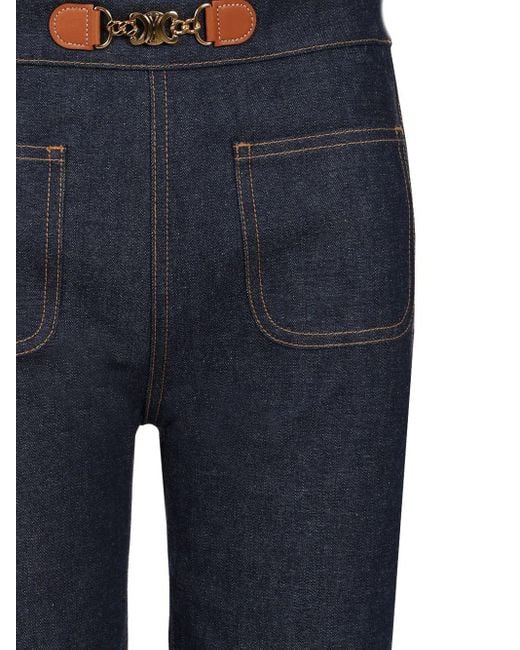 Céline Blue Flared Jeans